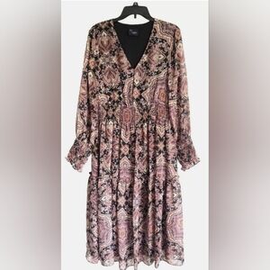 ✨ NWOT Just Taylor Boho Maxi Dress XS NWOT Flowy Lined